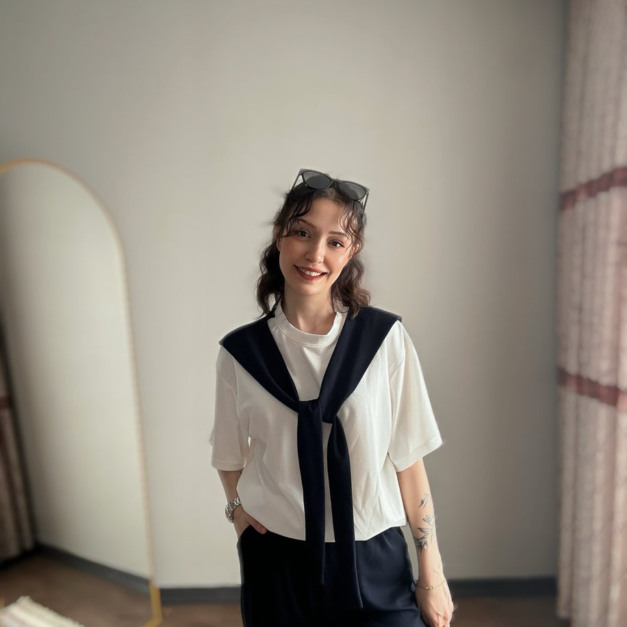 Lacivert-Beyaz Oys Takım